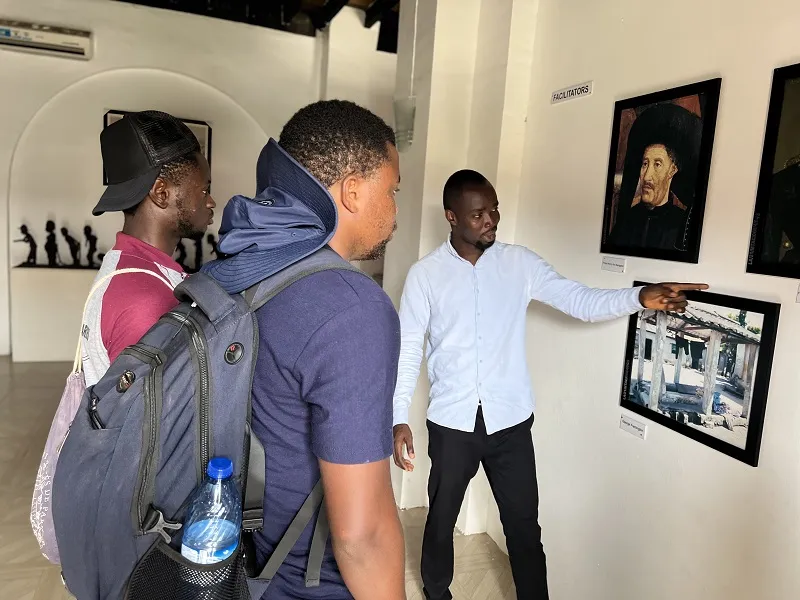 Abiola in the Badagry Heritage Museum
