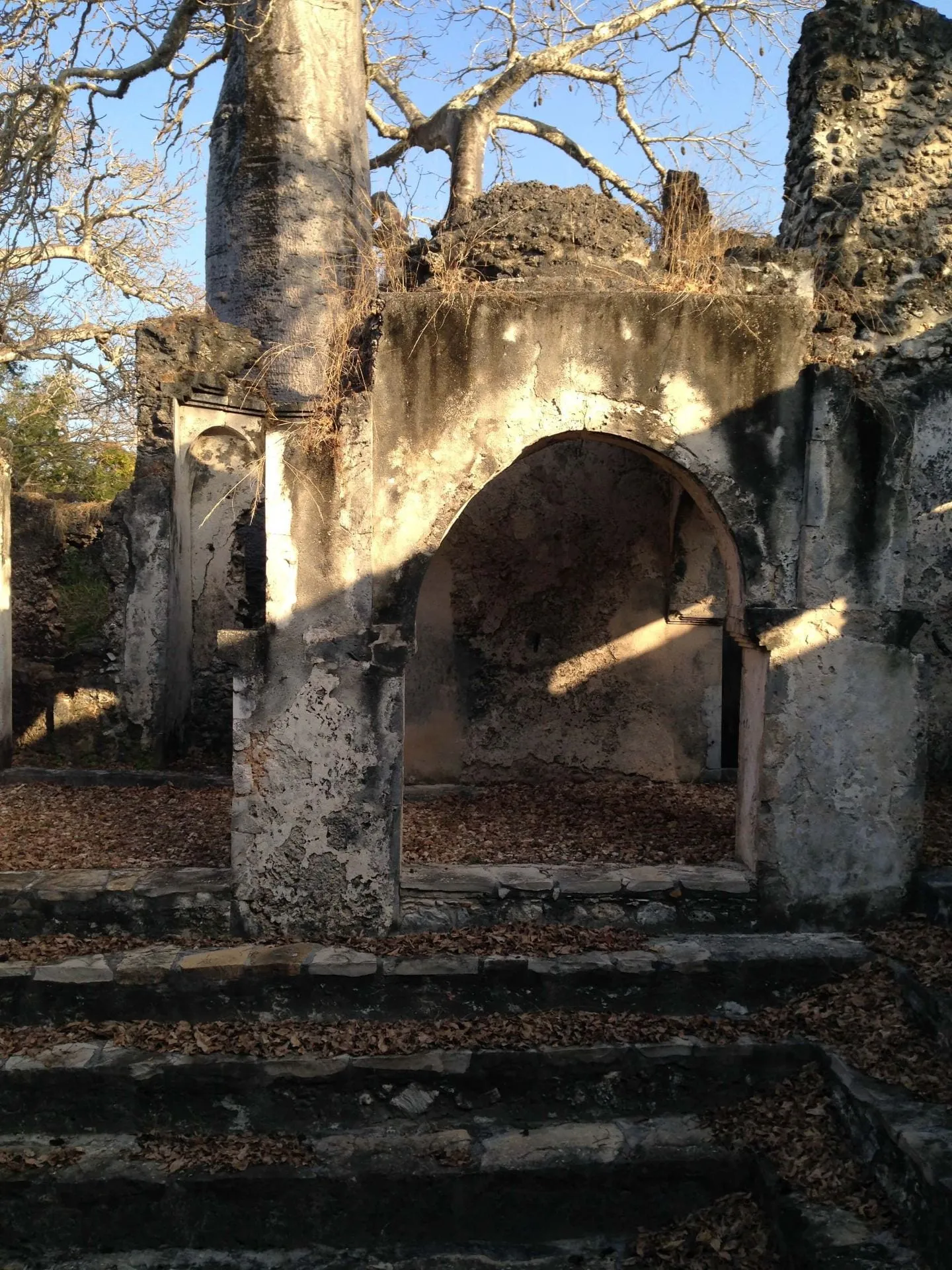 Entrance to an older building on Madagascar