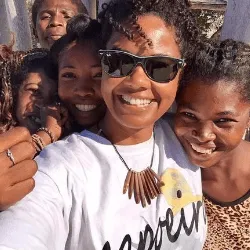 Group of smiling people